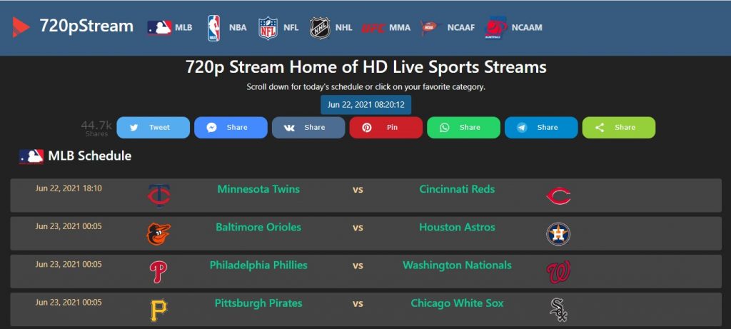 720pStream
